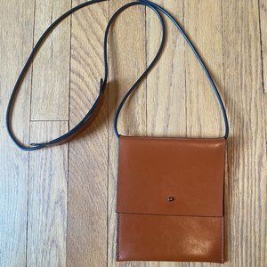 Brown and Black Leather Purse